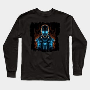 Artificial Intelligence AI Singularity Cyborg Robot Long Sleeve T-Shirt